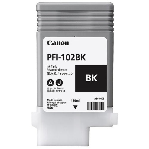 Canon blækpatron PFI-102BK sort