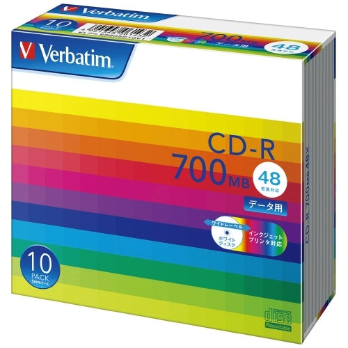 CD-R media Mitsubishi Chemical Corp. [700MB] SR80SP10V1 sepuluh keping