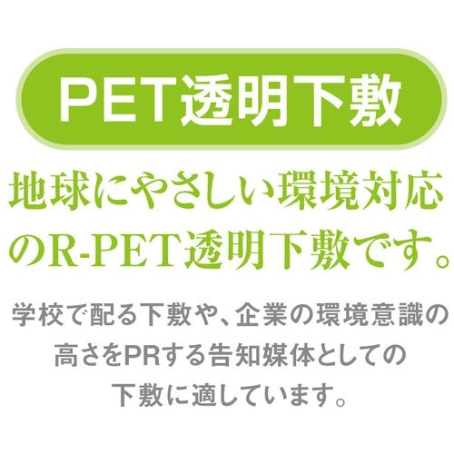 共栄プラスチック ＰＥＴ透明下敷 B5判 P-8010 4963346131721
