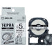 Pita King Jim PRO pengecutan haba SU5S putih dalam hitam 2.8-5.5mm