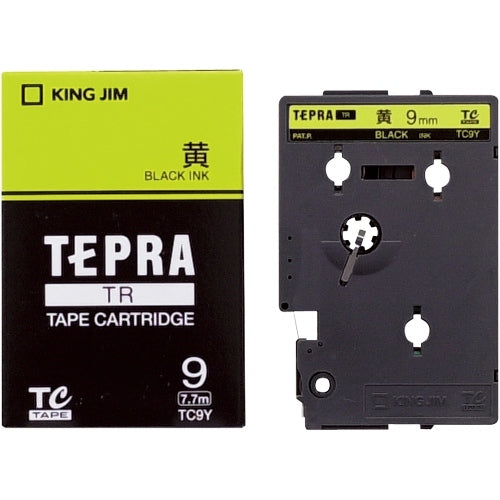 È Lindera 9mm in nastro King Jim Tepra TR TC9Y giallo