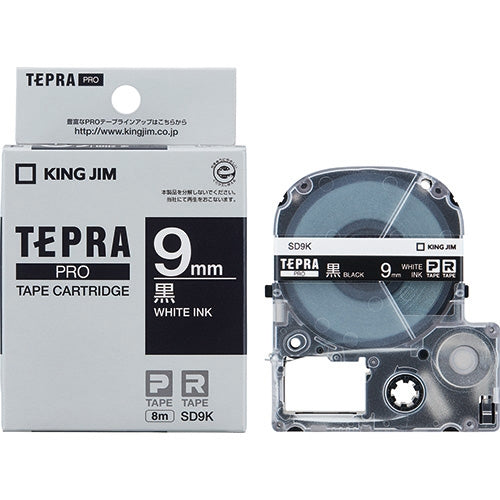 Es un personaje clásico chino de 9 mm en cinta King Jim Tepra PRO SD9K negro
