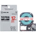 Het is rubriek 12 mm in King Jim Tepra PRO tape ST12R transparant