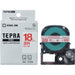 Pita Raja Jim Tepra PRO ST18R Huruf Merah Lutsinar 18mm