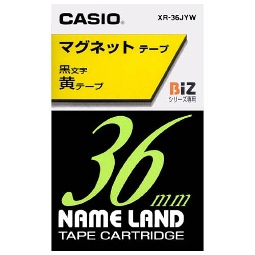 È Lindera 36mm nel nastro magnetico CASIO COMPUTER Co., Ltd. XR-36JYW giallo