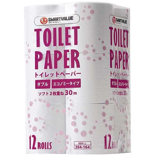 Smart Value Toilettenpapier E Double 12 Stück N041J 4547345022589