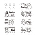 ミドリ スタンプ 回転印 ダイヤル リスト柄(35579006) 4902805355797（2セット）