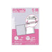 LIHITLAB Lima looper F-3006-5P A4S bianca, confezione da 5
