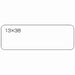 Smart Value White plain label strong adhesive 13 x 38 (210 pieces * 5) B557J-5