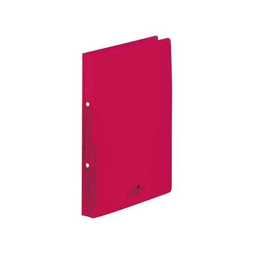 LIHITLAB. ツイストリングファイルA4S F-5005-3 赤 4903419151782