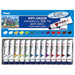 Pentel acryl gouache gelamineerde tube 12 kleuren 4902506258915