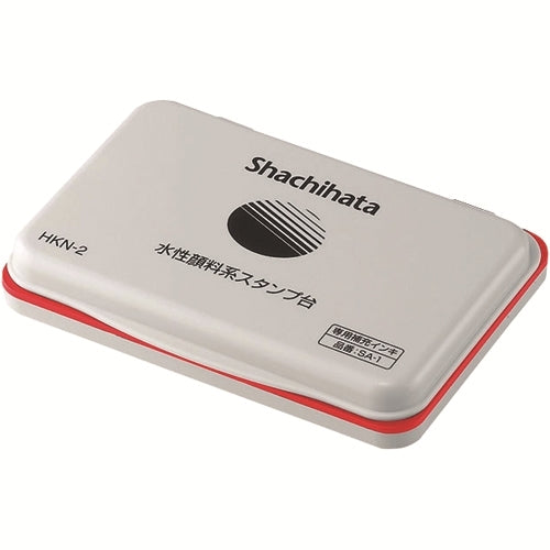 シヤチハタ 水性顔料系スタンプ台HKN-2-R赤 4974052059223
