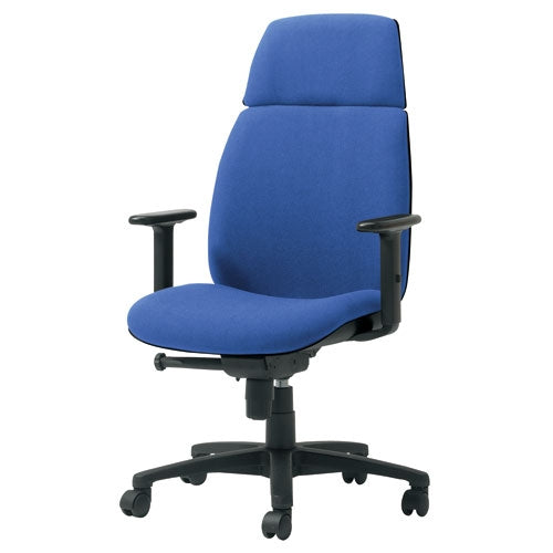PLUS（プラス）オフィス家具 事務イスU KD-UC63SLJ-N ハイバック肘付 LB　4534889424061