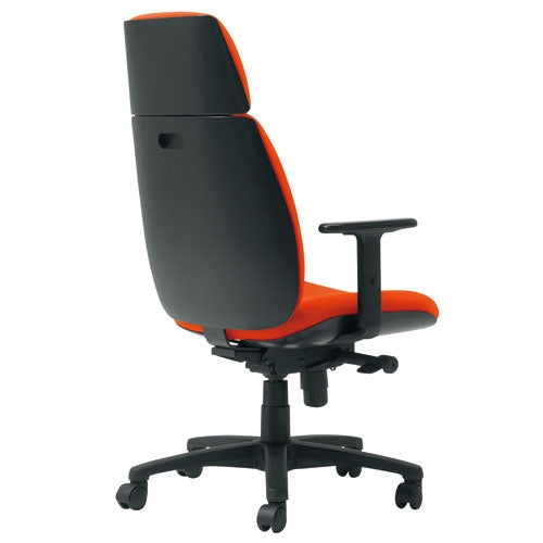 PLUS（プラス）オフィス家具 事務イスU KD-UC63SLJ-N ハイバック肘付 OR　4942646011476