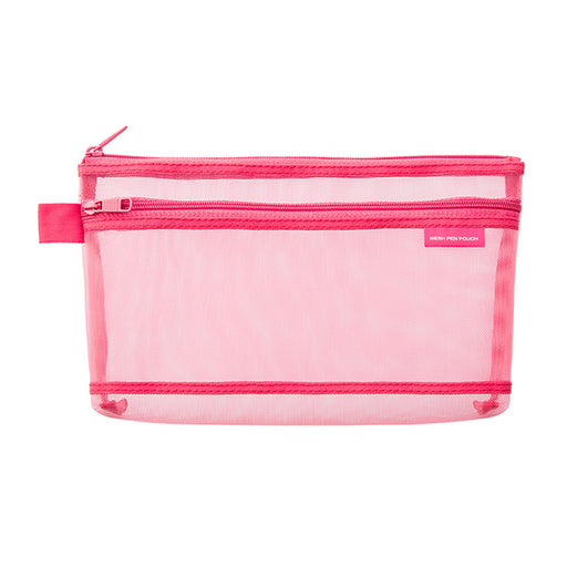 Pochette pour stylos en maille Midori rose A 41834006 4902805418348