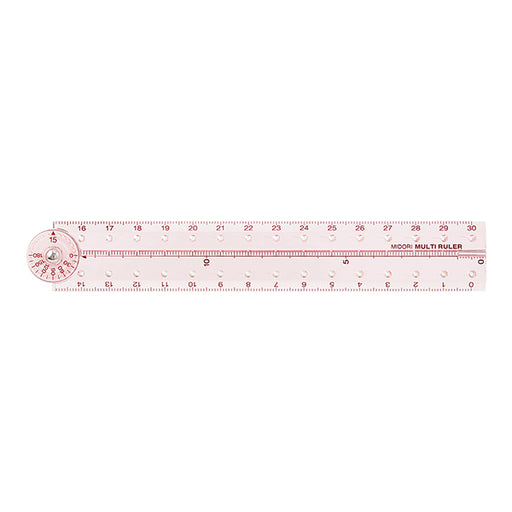 Midori Multi righello <30CM> Rosa A 42302006 4902805423021