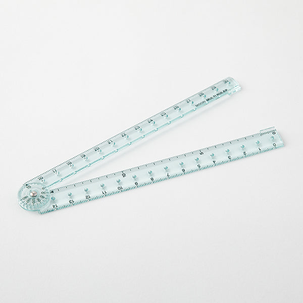 ミドリ マルチ定規＜３０ＣＭ＞青Ａ 42303006　4902805423038（10セット）