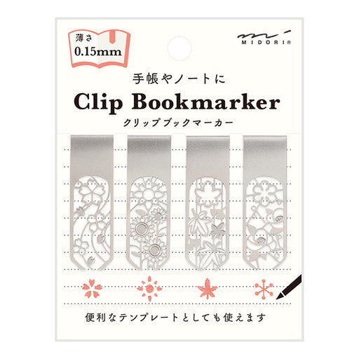 Midori Boekenlegger Clip Hanagara A 43406006 4902805434065 (5 sets)