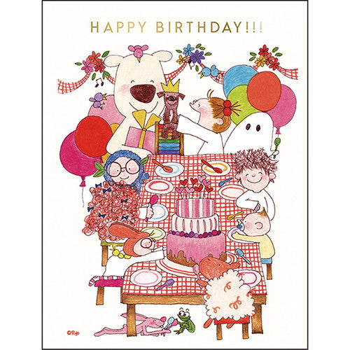 Greeting Life Tarjeta de cumpleaños Coco-chan RY-1060 4515968122856 (Juego de 6)