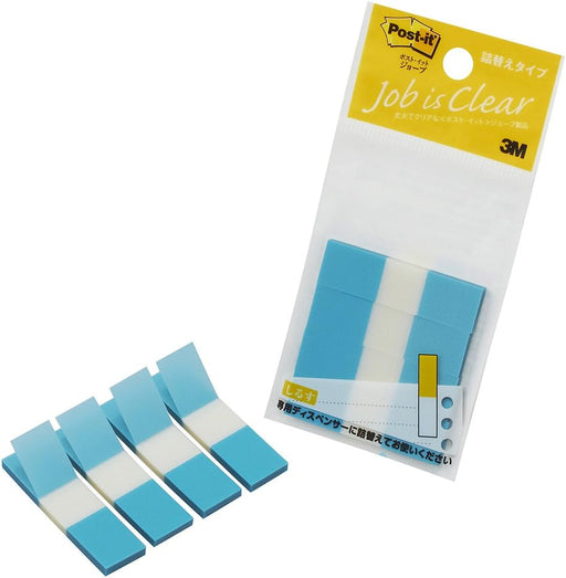 Post-It Job Refill 44x12mm 50 stk x 4 stk Blå 680RH-2 (10 sæt)