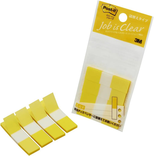 Post-It Job Refill 44x12mm 50 stk x 4 stk Gul 680RH-3 (10 sæt)
