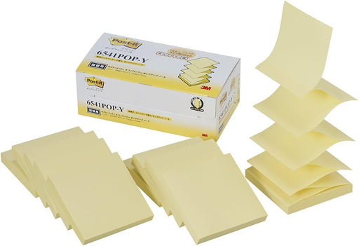 Post-it pop-up ricarica 75x75mm 100 fogli x 10 pezzi 6541POP-Y (10 set)