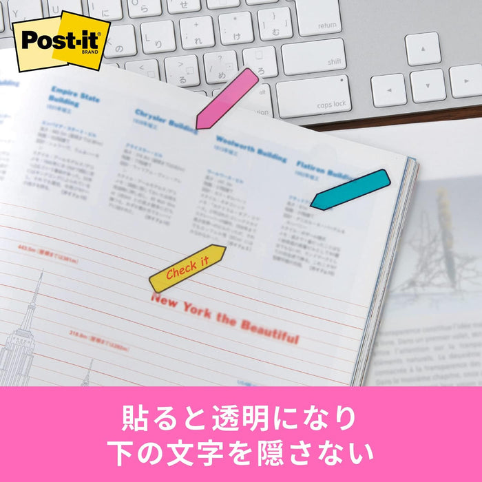 Post-it Jove Pointer 44x12mm 20 peças x 5 cores x 10 peças 6841NE