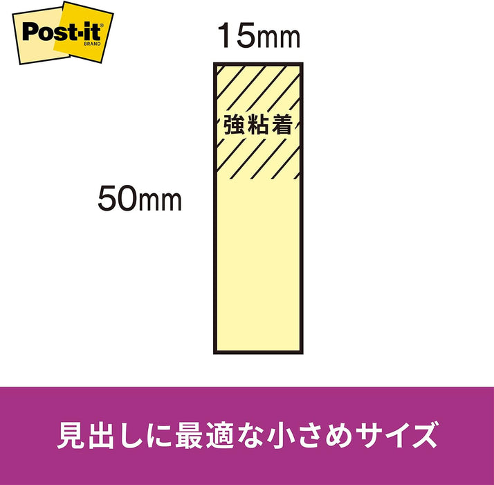 Stark klebende Post-it-Überschriften, 50 x 15 mm, 90 Blatt x 25 Stück, fluoreszierend, 7001SS-NE