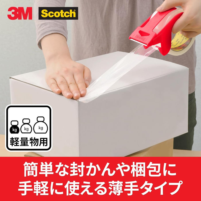 3M Scotch Packband, leicht, 48 mm x 50 m, mit Cutter 309DSN