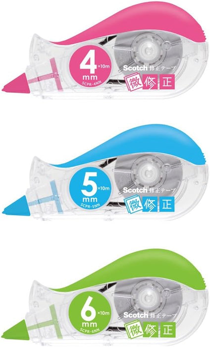 3M Scotch Correction Tape Minor Correction Replaceable Body Pink 4mm x 10m SCPD-4NN