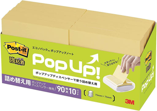 Post-it Econo Pack Biglietto pop-up adesivo forte giallo 6541SSPOP-Y (set da 10)