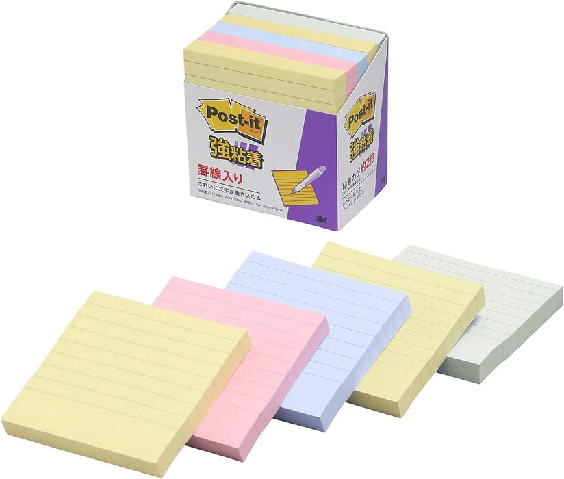 3M Post-it (R) stærk klæbende notesbog foret 630-5SSAP