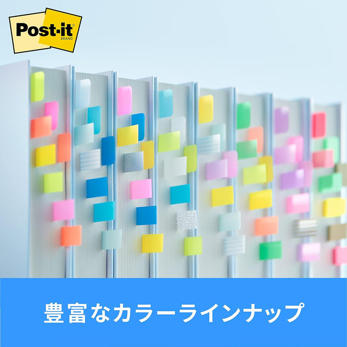 3M Post-it filmindeks tyk flerfarvet 7 Flamingo 40 mm x 18 mm 10 ark x 3 puder 686MC-7 Sticky Notes Farverig