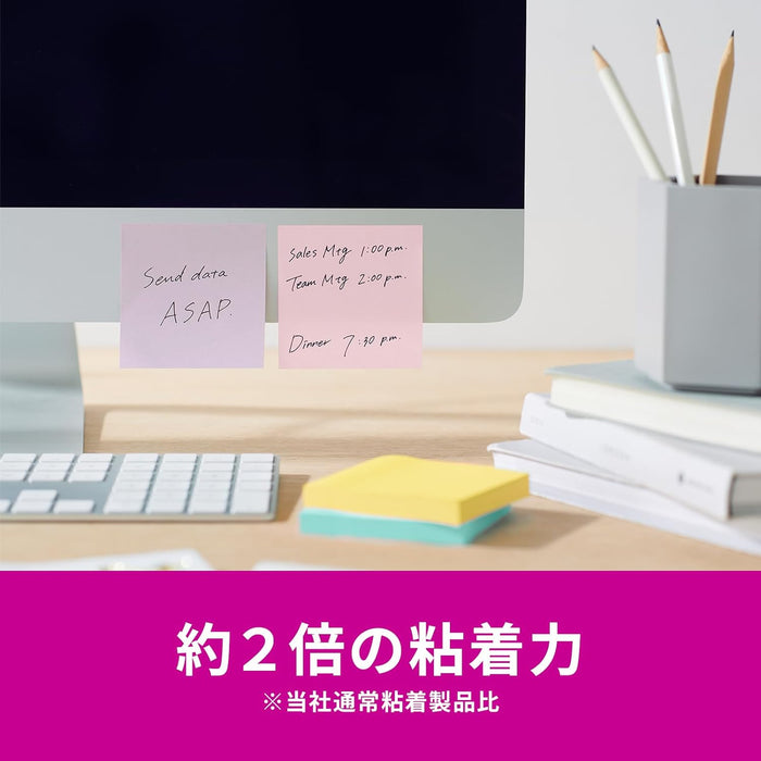 スコッチ・３Ｍ ポストイット強粘着ノートマルチカ 654SS-MC-5　4550309343255
