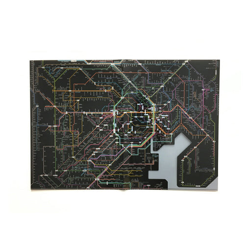 RFSJB Tokyo Cart Railway Map Clear File Capital Japanisch BK Tokyo Cart Graphic 4562339393407 (10 Sets)