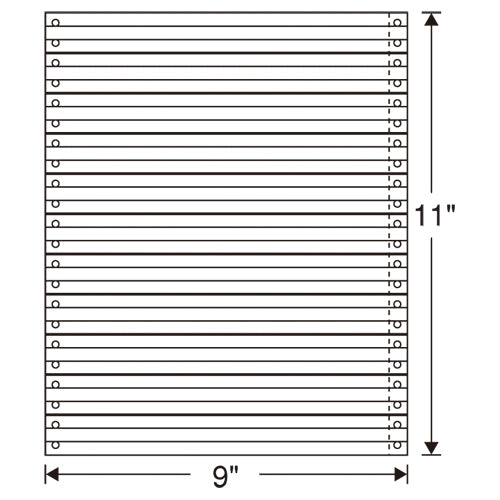 日本通信紙 ストックフォーム 9X11 2000枚 罫入 4518486000255