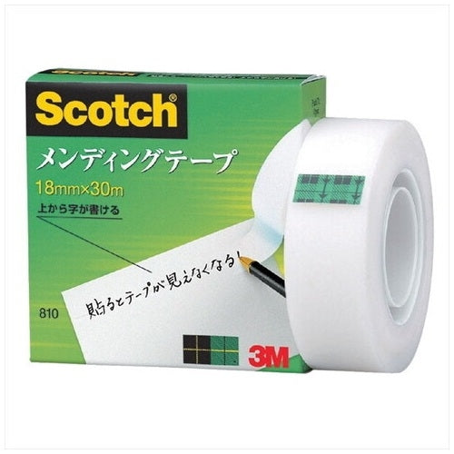 スリーエムジャパン メンディングテープ 810-1-18 18mm×30m 0021200719042