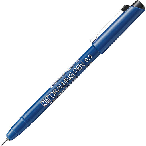 Kuretake ZIG Tegnepen 0.3 Sort PX-03