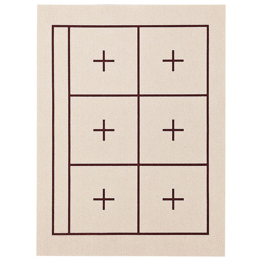 Kuretake Shitajiki tamaño estándar NO.12-26.4 cuadrados beige KA28-208S (10 juegos)