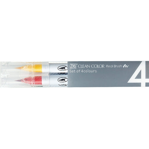 RB6000AT/4VC Clean Color Real Brush 4VC Kuretake 4901427206081 (10 sets)