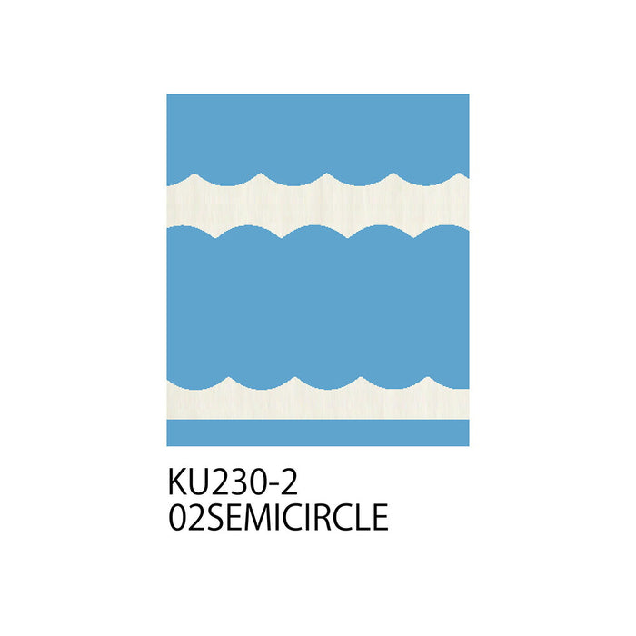 呉竹 Kuretake クラフトはさみ 02 SEMICIRCLE KU230-2　4901427330120
