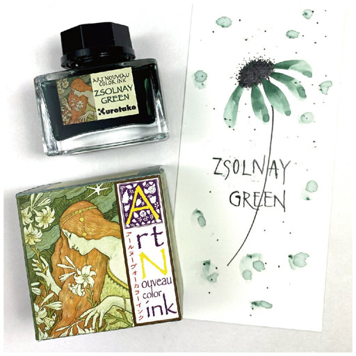 Kuretake Art Nouveau Jolnai Green ECF160-540 4901427336108 (10 sæt)