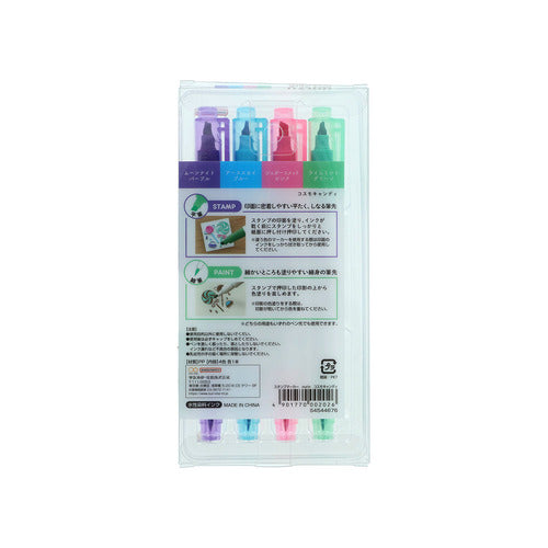 Papelaria Sunstar/S4544676_Marcador de carimbo Nurin Cosmo Candy/4901770002026 (5 conjuntos)