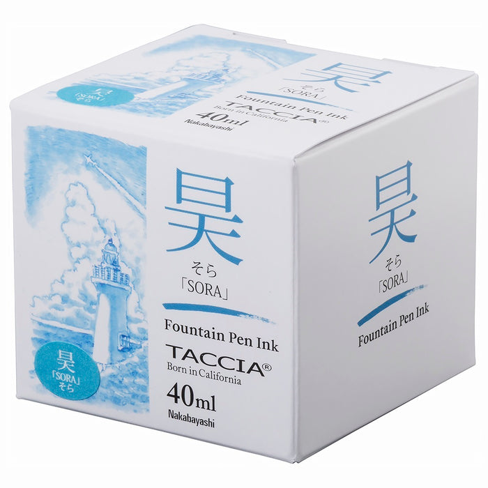 Чернила для перьевой ручки TACCIA (краситель на водной основе) Sunaoiro Ink 40ML Sora TFPI-WD40-11