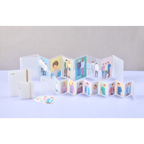 Porta carte Reimei KEPT Trading Card Moon Grey KP1463MG 4902562521084 (5 set)