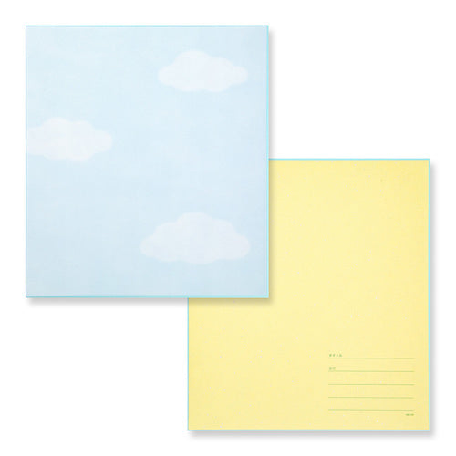 Midori/33245006_กระดาษสีพร้อมสติ๊กเกอร์ลายบอลลูน/4902805332453