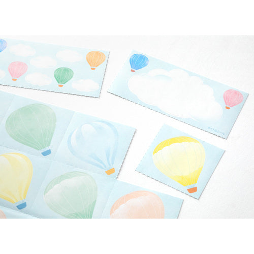 Midori/33245006_กระดาษสีพร้อมสติ๊กเกอร์ลายบอลลูน/4902805332453