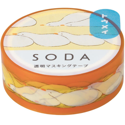 Cinta adhesiva transparente King Jim SODA Hinata Bocco CMT15-018 4971660061938 (10 juegos)