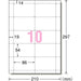 A-One Multi Card Cash Card Formato 10 Carte 51165 (10 Set)