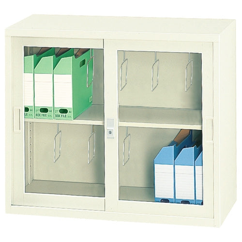 PLUS（プラス）オフィス家具 引違ガラス書庫 FJG40-G7　4511597172460